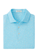 PETER MILLAR SHIRTS - POLO SEAPORT BLUE / S SAILING AWAY PERFORMANCE POLO