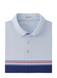 PETER MILLAR SHIRTS - POLO SHAVED ICE / M CAMPBELL PERFORMANCE JERSEY POLO