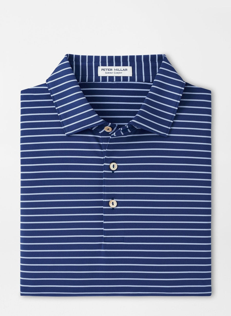 PETER MILLAR SHIRTS - POLO SPORT NAVY / L DRUM PERFORMANCE JERSEY POLO