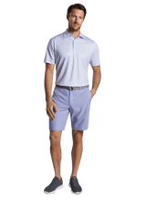 PETER MILLAR SHIRTS - POLO WHITE/LAVENDER FOG / S DAZED AND TRANSFUSED POLO