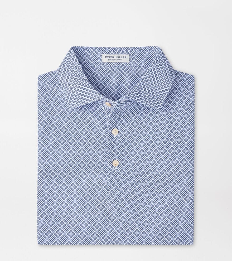 PETER MILLAR SHIRTS - POLO WHITE / M PORTA PERFORMANCE MESH POLO