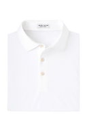 PETER MILLAR SHIRTS - POLO WHITE / M SOLID PERFORMANCE JERSEY POLO