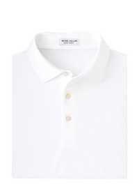 PETER MILLAR SHIRTS - POLO WHITE / M SOLID PERFORMANCE JERSEY POLO