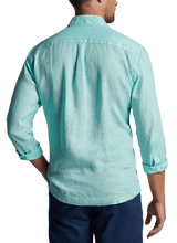 PETER MILLAR SHIRTS - SPORT SHIRT COASTAL GARMENT DYED LINEN BUTTON DOWN