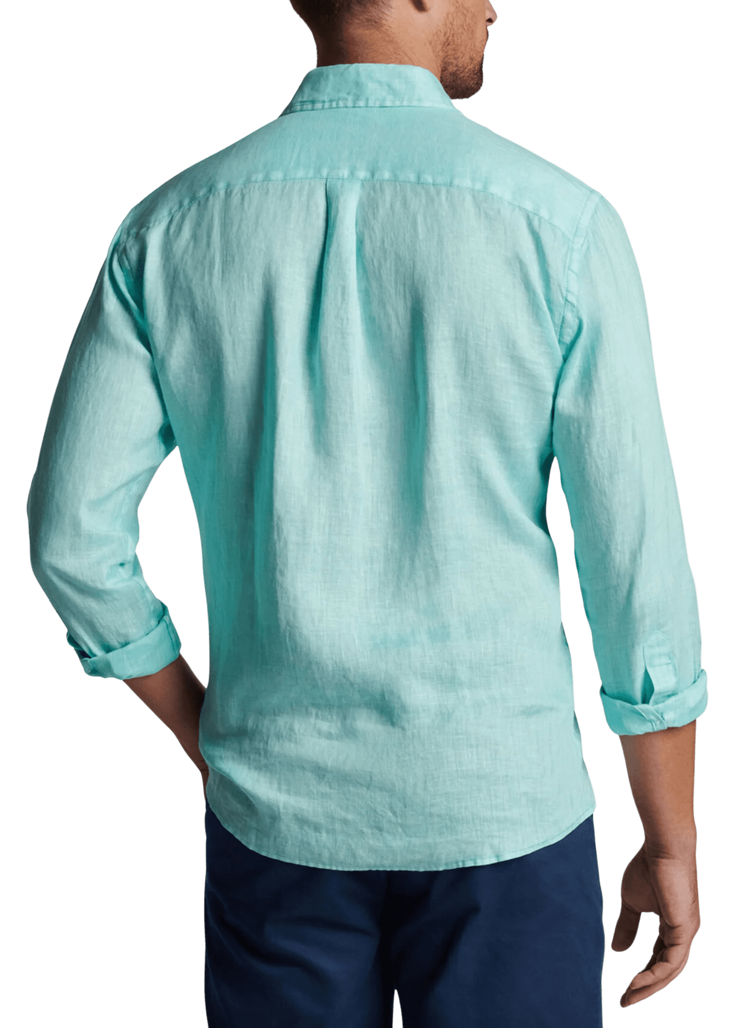 PETER MILLAR SHIRTS - SPORT SHIRT COASTAL GARMENT DYED LINEN BUTTON DOWN