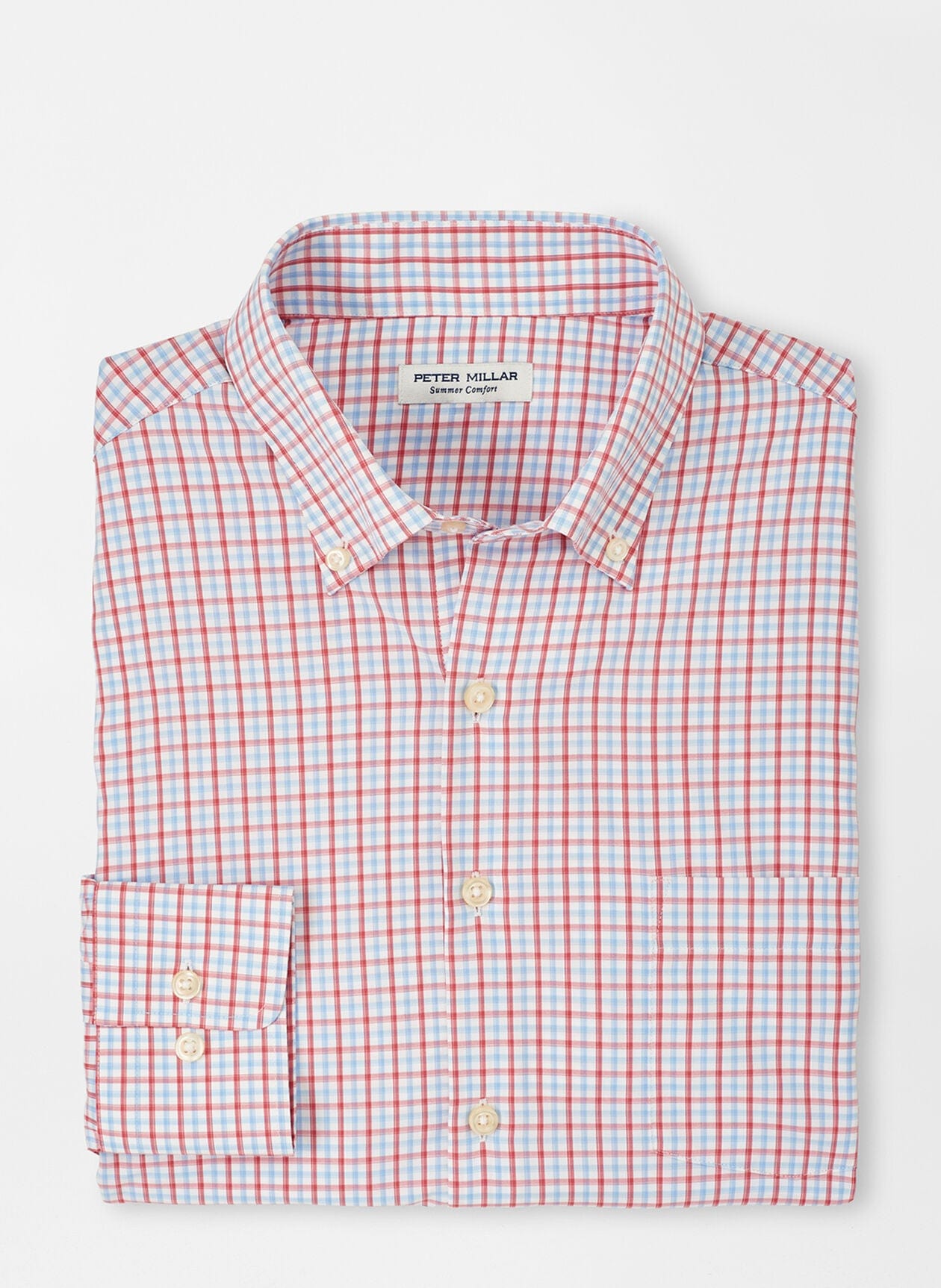PETER MILLAR SHIRTS - SPORT SHIRT DAVENTRY PERFORMANCE TWILL SPORT SHIRT