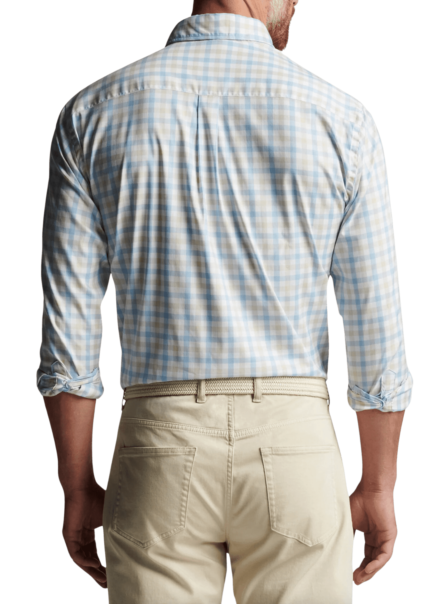 PETER MILLAR SHIRTS - SPORT SHIRT MACKINAC COTTON-STRETCH BUTTON DOWN