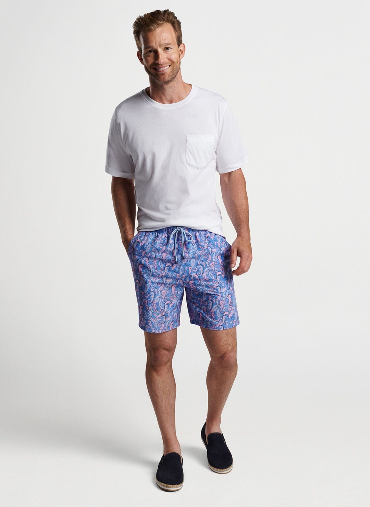 Peter Millar Seahorse Paisley Swim Trunks | Christopher Mobley