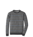 PETER MILLAR SWEATERS IRON / S CONWAY WOOL CASHMERE FAIRISLE CREW