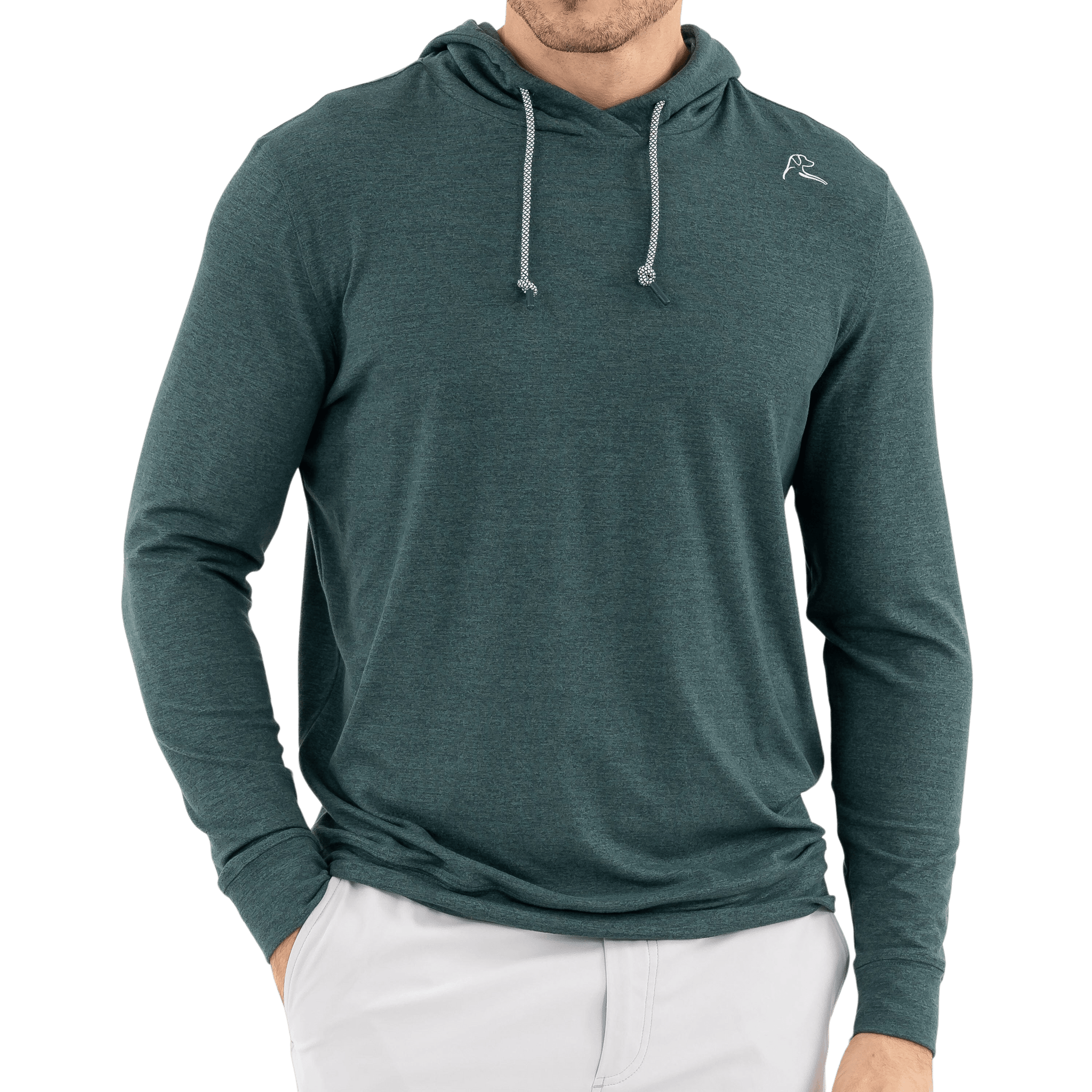 RHOBACK OUTERWEAR - HOODIE PONDEROSA GREEN / S HESI PERFORMANCE HOODIE