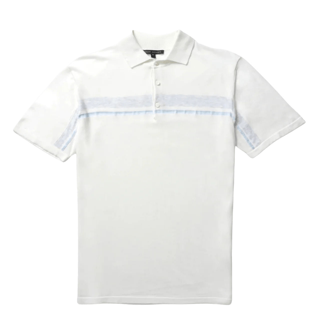 ROBERT BARAKETT SHIRTS - POLO WHITE / M ORLO SHORT SLEEVE SWEATER POLO