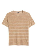 ROBERT BARAKETT SHIRTS - T-SHIRTS TAN / L FOLSOM SHORT SLEEVE CREW TEE