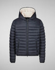 SAVE THE DUCK OUTERWEAR - JACKET BLACK / M MEN'S MORUS HOODED JACKET