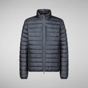 SAVE THE DUCK OUTERWEAR - JACKET GREY BLACK / M MEN'S ERION JACKET