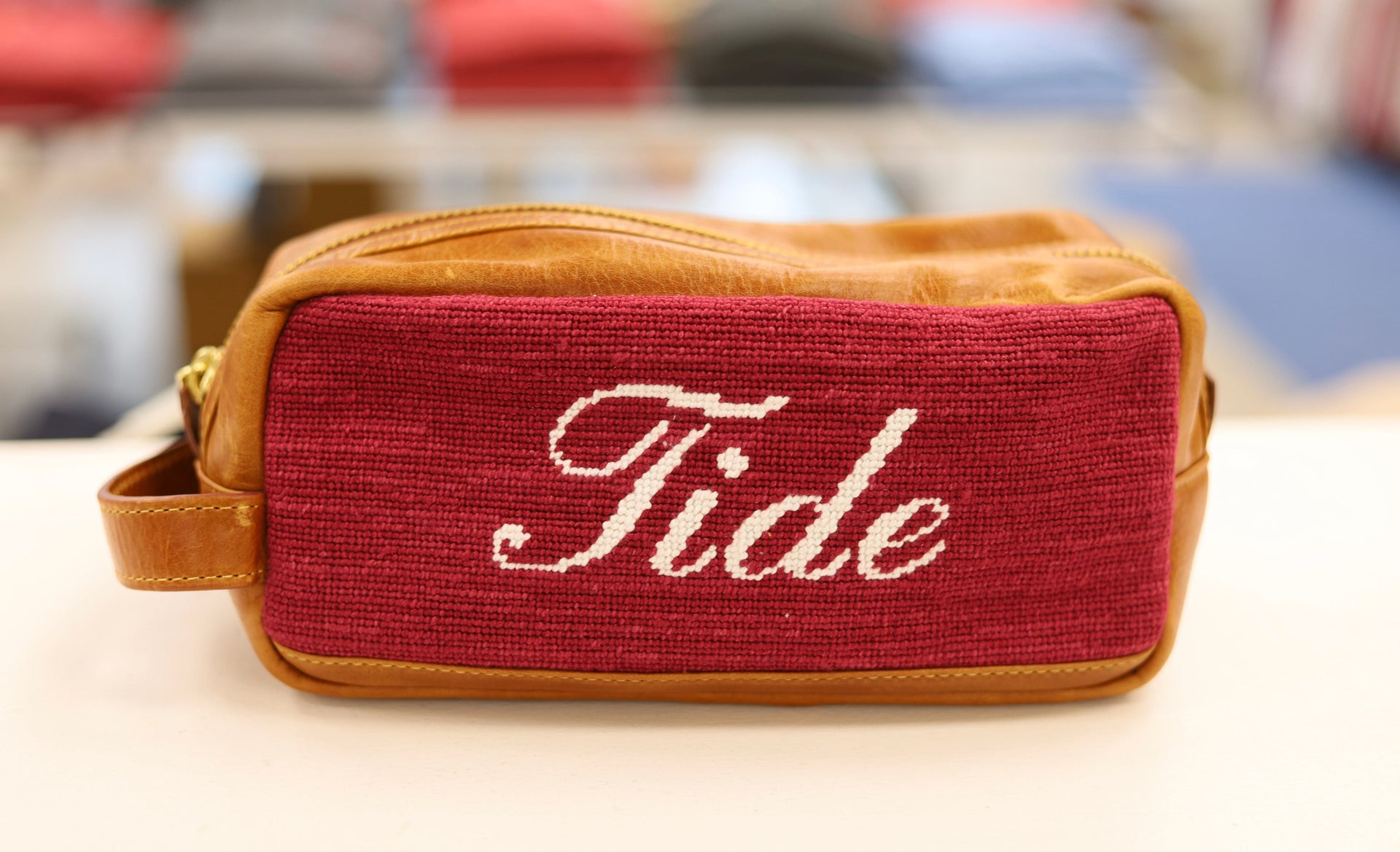 SMATHERS & BRANSON GAMEDAY - ACCESSORIES GARNET TIDE TOILETRY BAG