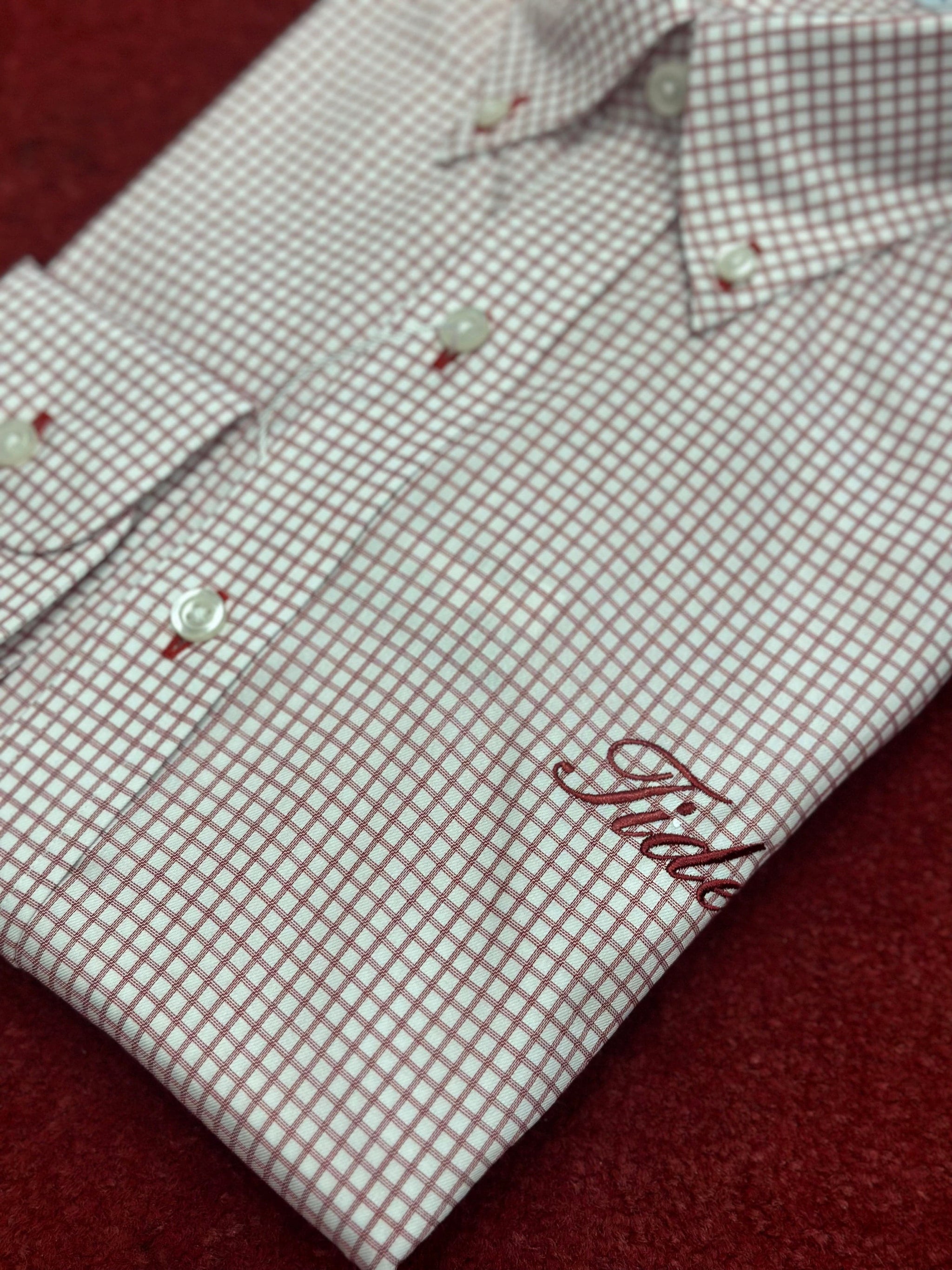 STANTT GAMEDAY - UNIVERSITY OF ALABAMA - TIDE - BUTTON DOWN SHIRTS TIDE GRID CHECK BUTTON DOWN