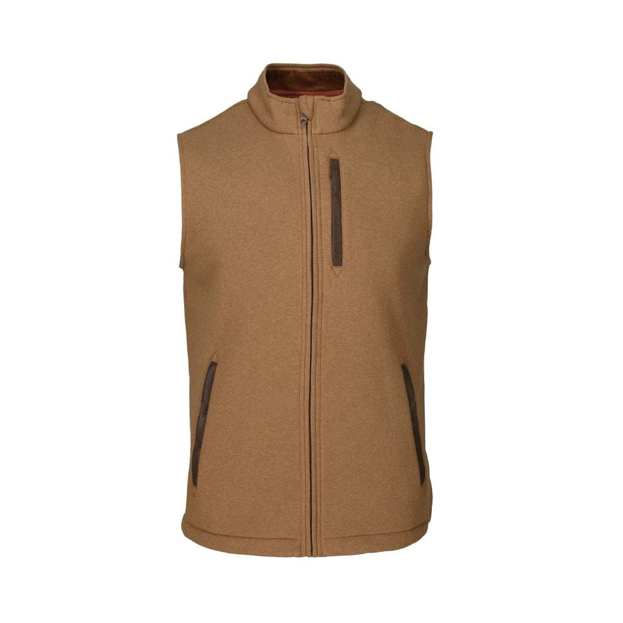 TOM BECKBE OUTERWEAR - VEST OTTER TAN / M WARREN FLEECE VEST