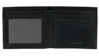 TRAFALGAR Accessories - WALLETS BLACK Cobat Cortina Bi-Fold Leather Wallet