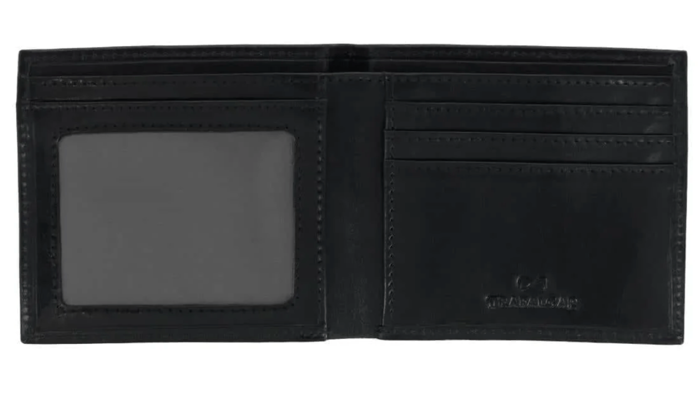 TRAFALGAR Accessories - WALLETS BLACK Cobat Cortina Bi-Fold Leather Wallet
