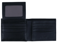 TRAFALGAR Accessories - WALLETS BLACK ORION 8 SLOT BI FOLD
