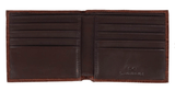 TRAFALGAR Accessories - WALLETS Esteban Croco Embossed Leather 8 Slot Bi Fold Wallet