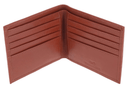 TRAFALGAR Accessories - WALLETS TAN SERGIO GENUINE LEATHER 8 SLOT BI FOLD