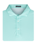 TURTLESON POLOS XL / Mint CLARENCE MINI DIAMOND JACQUARD PERFORMANCE POLO