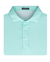 TURTLESON POLOS XL / Mint CLARENCE MINI DIAMOND JACQUARD PERFORMANCE POLO