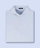 TURTLESON SHIRTS - POLO WHITE/LUXE BLUE / M COREY PIQUE PERFORMANCE POLO