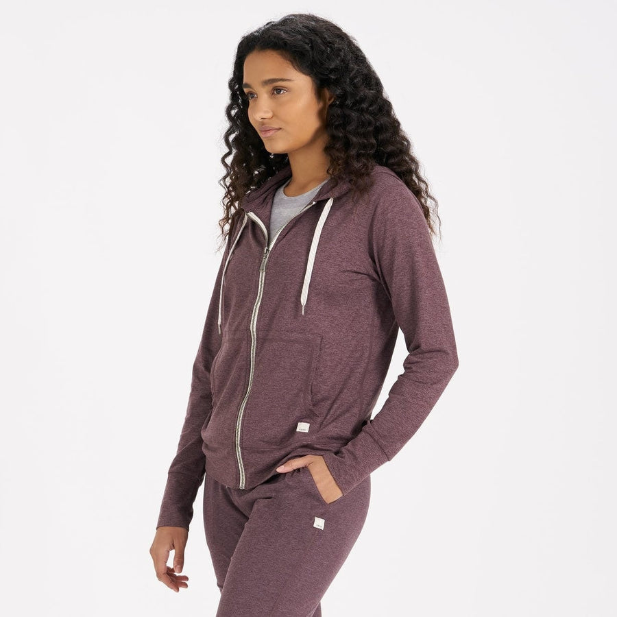 VUORI WOMENS - OUTERWEAR - JACKET HALO PERFORMANCE HOODIE FULL ZIP