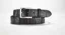 W. KLEINBERG Accessories - BELTS BLACK / 32 MATTE CAIMAN CROC