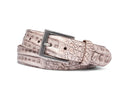 W. KLEINBERG Accessories - BELTS MATTE CAIMAN CROC