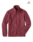 CUTS SWEATSHIRTS CABERNET / M SHERPA 1/2 ZIP