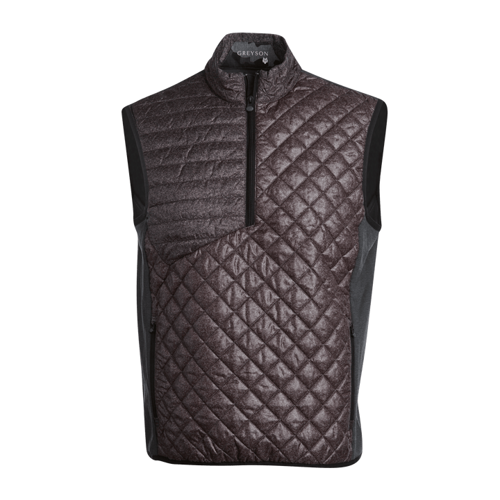 GREYSON DARK GREY HEATHER / XXL YUKON 1/2  ZIP HYBRID VEST