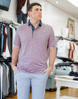 GREYSON SHIRTS - POLO MAUVE MIST / S MOOSONEE POLO