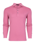 GREYSON SHIRTS - POLO WILD ROSE / M OMAHA LONG SLEEVE POLO