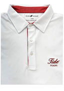 HORN LEGEND GAMEDAY - UNIVERSITY OF ALABAMA - TIDE HOOPS - POLOS WHITE / M TIDE HOOPS SOLID GINGHAM TRIM POLO