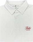 HORN LEGEND GAMEDAY - UNIVERSITY OF ALABAMA - TIDE HOOPS - POLOS WHITE / S TIDE HOOPS CHECKERS POLO