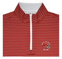 HORN LEGEND GAMEDAY - UNIVERSITY OF GEORGIA - BACK-TO-BACK - 14 ZIP RED/WHITE / S DAWGS BACK-TO-BACK STRIPE 1/4 ZIP