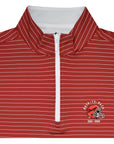 HORN LEGEND GAMEDAY - UNIVERSITY OF GEORGIA - BACK-TO-BACK - 14 ZIP RED/WHITE / S DAWGS BACK-TO-BACK STRIPE 1/4 ZIP