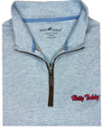 HORN LEGEND GAMEDAY - UNIVERSITY OF MISSISSIPPI - OXFORD - 14 ZIPS ICEBLUE / XL HOTTY TODDY LUXURY SUEDE 1/4 ZIP