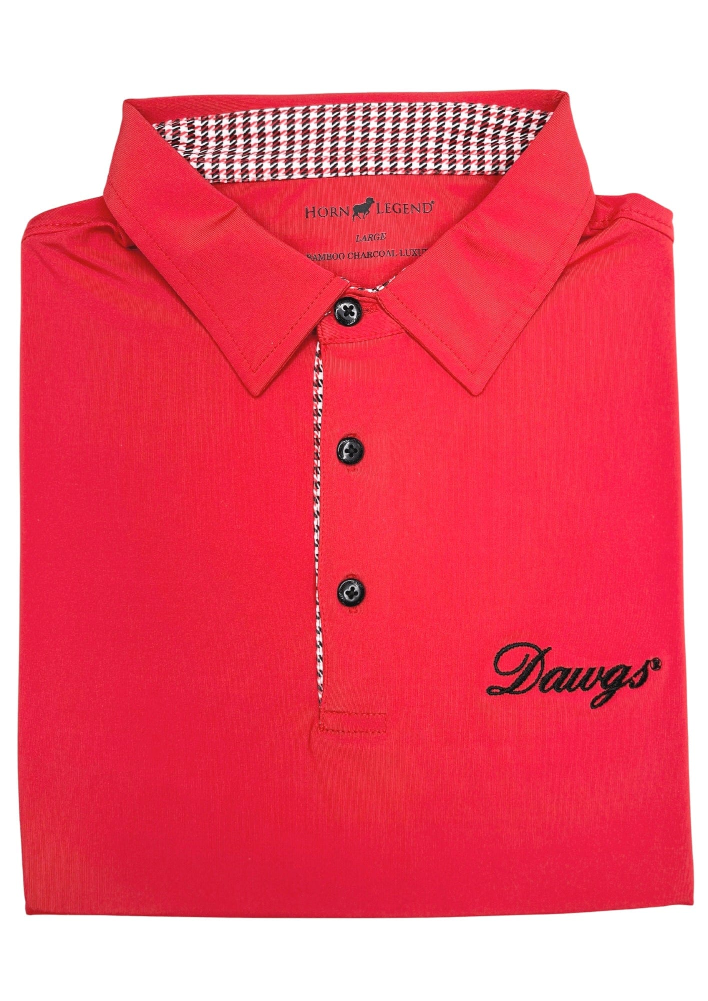 DAWGS HOUNDSTOOTH TRIM POLO – Christopher Mobley DAWGS HOUNDSTOOTH TRIM POLO – Christopher Mobley