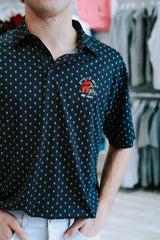 HORN LEGEND Unclassified BLACK / S DAWGS BACK-TO-BACK SKULL AND DOT POLO