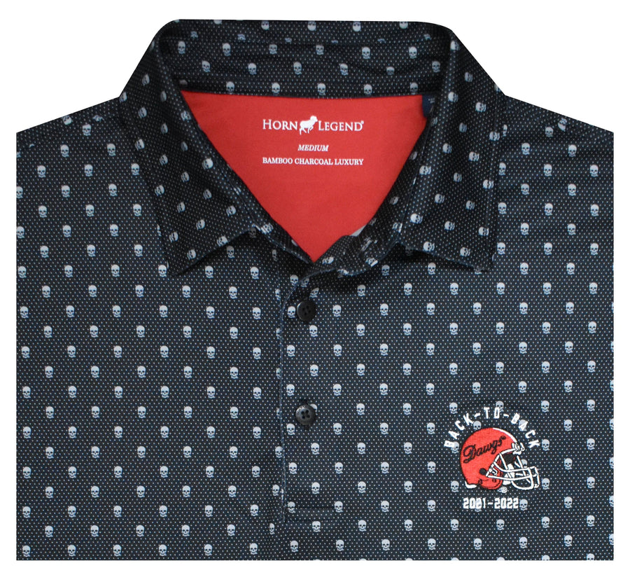 HORN LEGEND Unclassified DAWGS BACK-TO-BACK SKULL AND DOT POLO