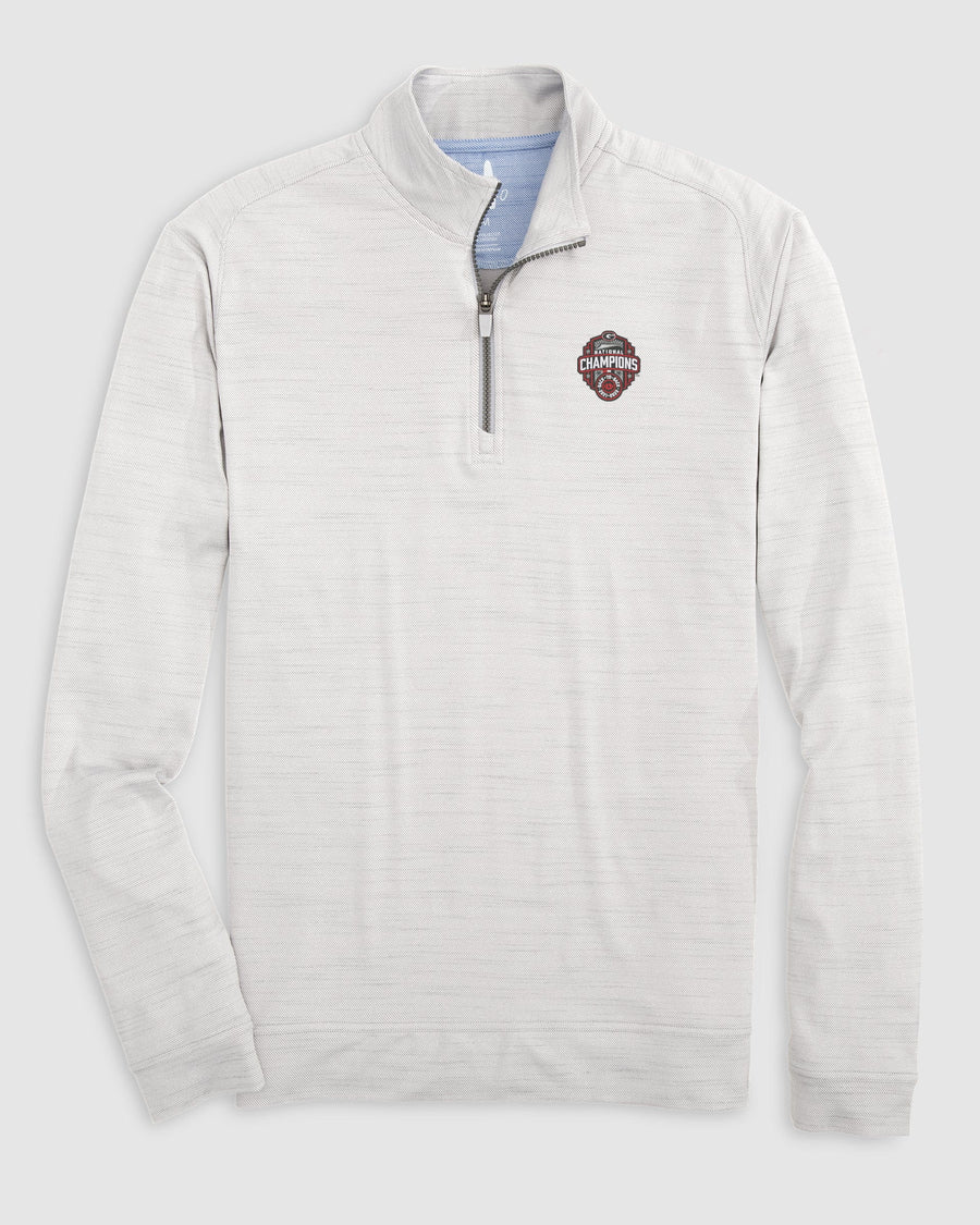 JOHNNIE-O GAMEDAY - UNIVERSITY OF GEORGIA - 14 ZIPS Georgia 2022 CFP National Champions Apex PREP-FORMANCE 1/4 Zip Pullover