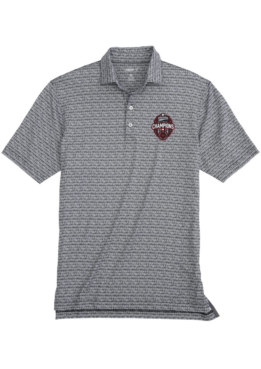 JOHNNIE-O GAMEDAY - UNIVERSITY OF GEORGIA - POLOS UGA 2022 CFP NC- MILLARD POLO