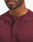 MIZZEN MAIN SHIRTS - LS SPORT EASY KNIT HENLEY