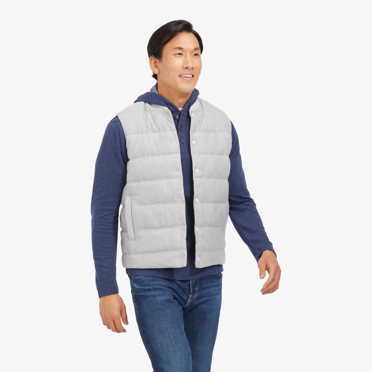 MIZZEN MAIN VESTS LIGHT GREY / XL REG YORK VEST