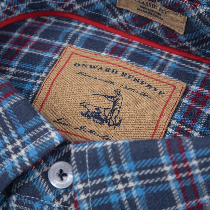 ONWARD RESERVE FLANNEL CLASSIC FIT PERFORMANCE TWILL WOVE