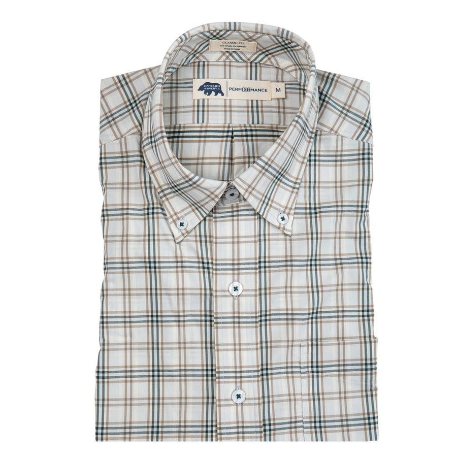 ONWARD RESERVE FORMAL SHIRT SMOKE / S COOLIDGE CLASSIC FIT PERFORMANCE BUTTON DOWN